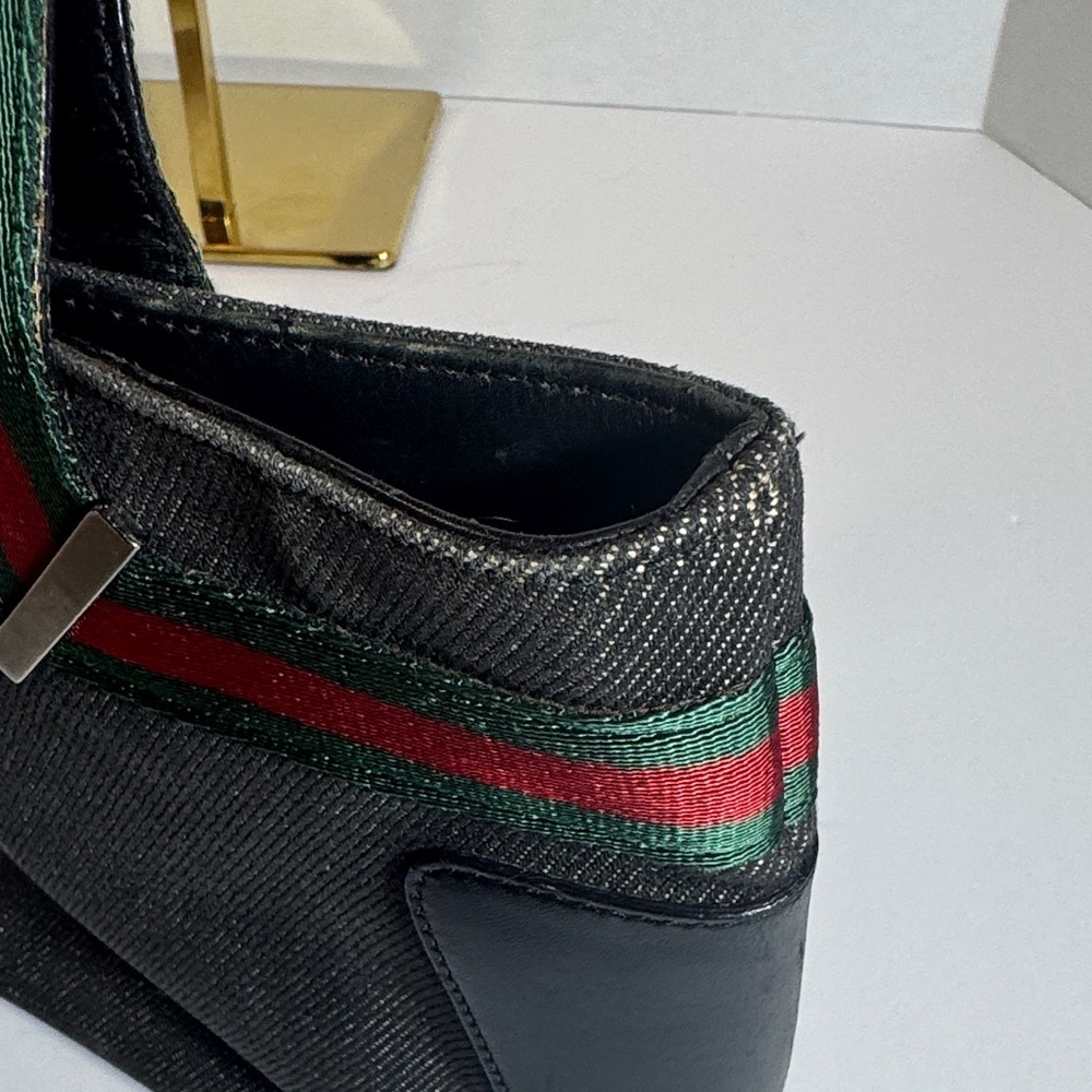 Black Denim Gucci Tote Bag - Picture 15 of 16